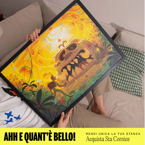 Il Sigillo Dorato puzzle incorniciato