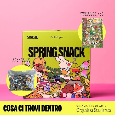 Spring Snack puzzle e scatola