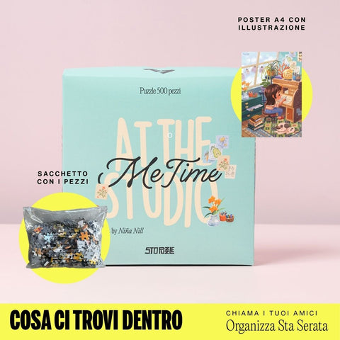 scatola 500 pezzi at the studio