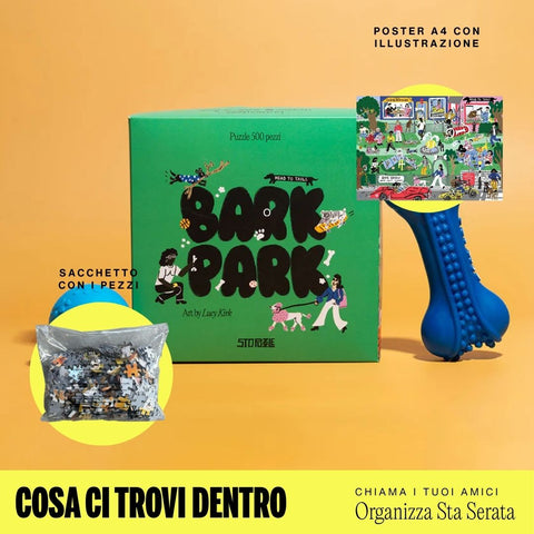 bark park scatola puzzle 500 pezzi