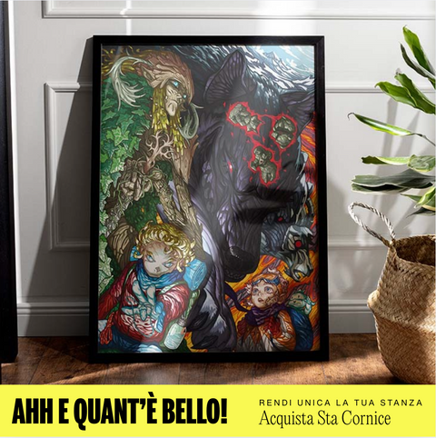 c'era una volta puzzle incorniciato