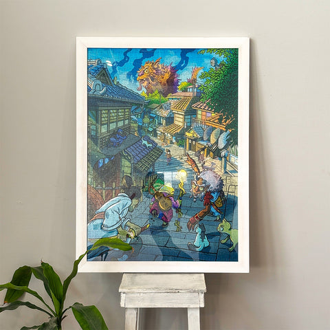 cornice bianca puzzle 1000 pezzi