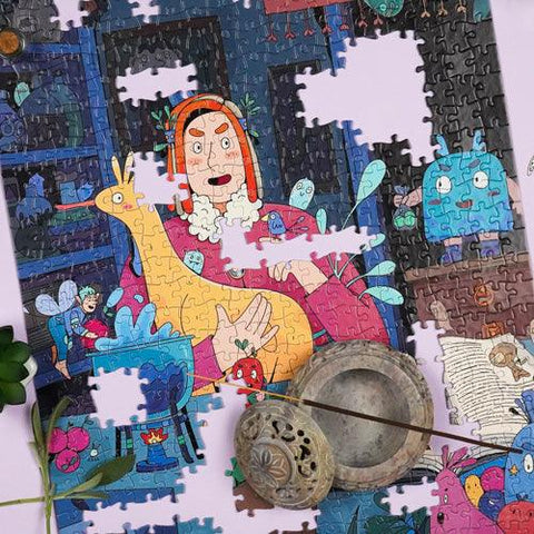 dettaglio pezzo di puzzle