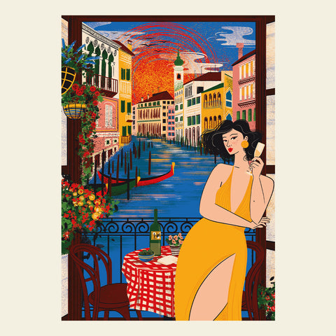 incontro al canal grande puzzle da 500 pezzi