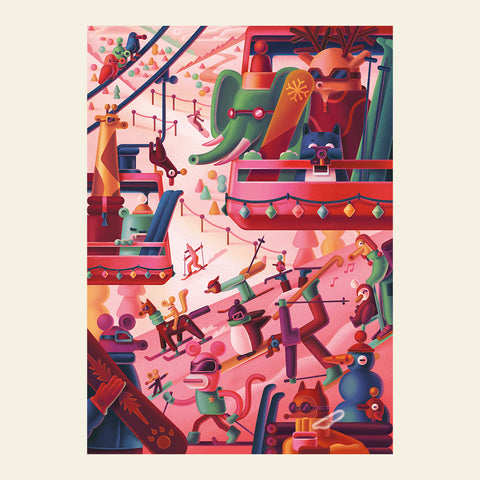 monte pinguino puzzle 500 pezzi