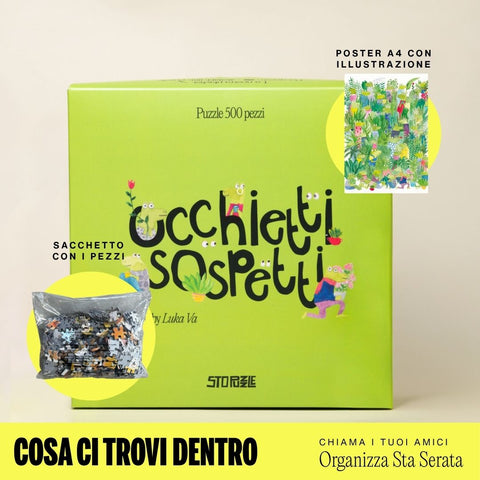 occhietti sospetti puzzle 500 da pezzi