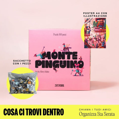 Monte Pinguino - Puzzle 500 pezzi - Mary Maka