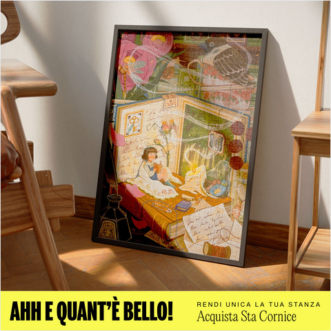puzzle 1000 pezzi sogni di carta incorniciato