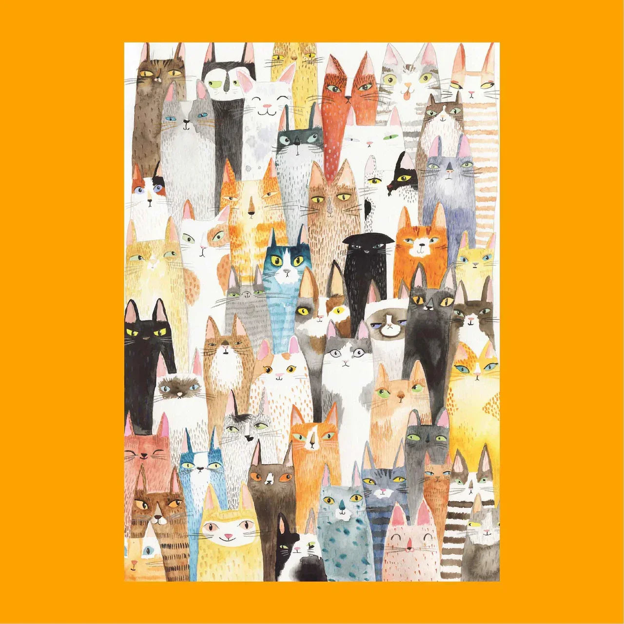 Puzzle In Legno A Forma Di Gatto – 135 Pezzi, Design Morandicolor, Con Cornice, Decorativo E Rilassante