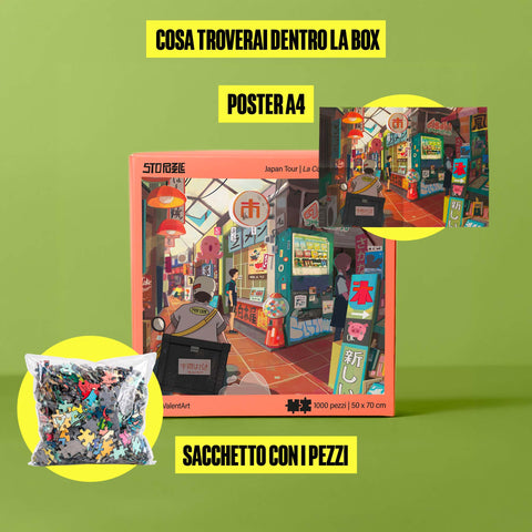 La Cucina di Osaka - Puzzle 1000 pezzi | Japan Tour