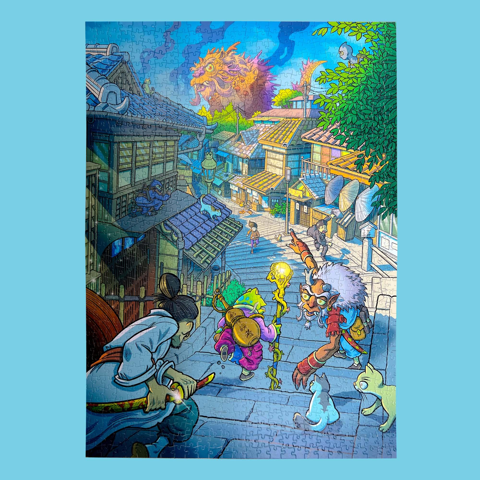 I guardiani di Kyoto - Puzzle 1000 pezzi | Japan Tour