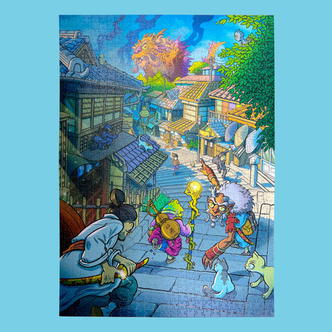 The Guardians of Kyoto - 1000-Piece Puzzle - Daniele Turturici