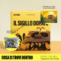 Il Sigillo Dorato dettaglio puzzle e scatola