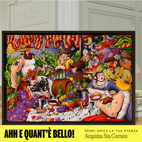 Le Dejeuner puzzle incorniciato