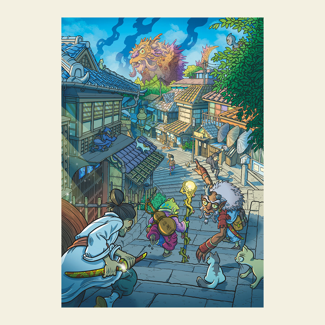 Guardiani di Kyoto puzzle da 1000 pezzi
