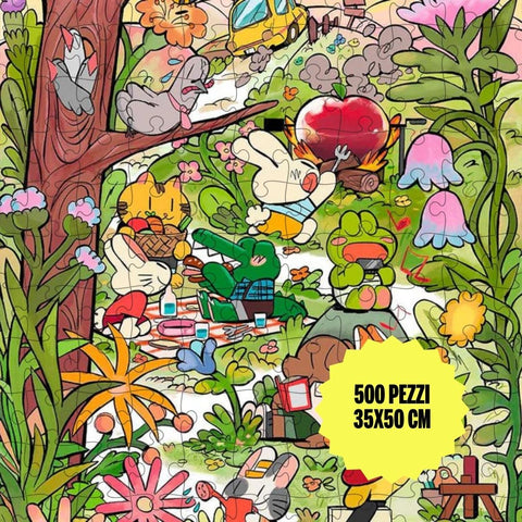 Spring Snack dettaglio puzzle
