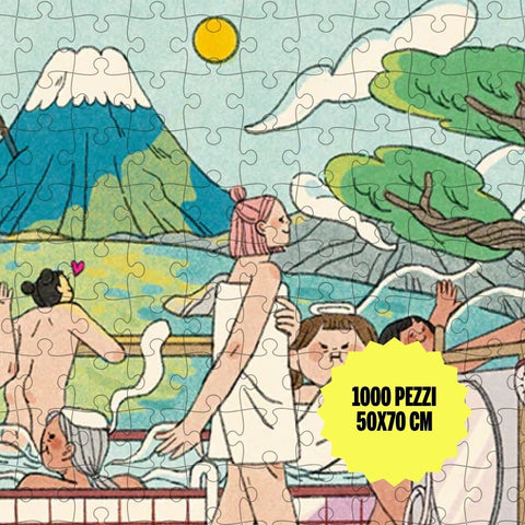 acque di fuji dettagli puzzle