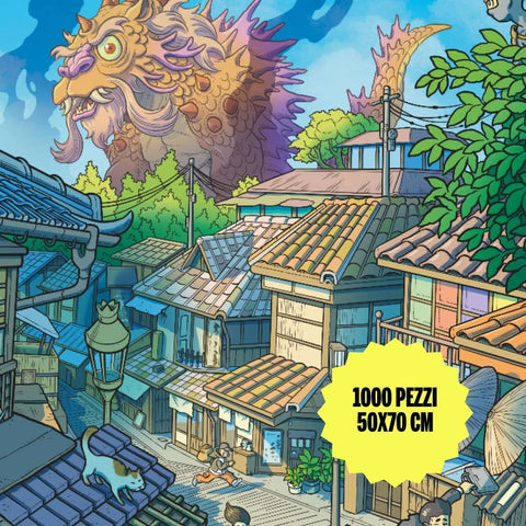 acque di fuji dettagli puzzle 1000 pezzi