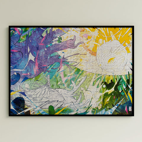 aetheron puzzle incorniciato