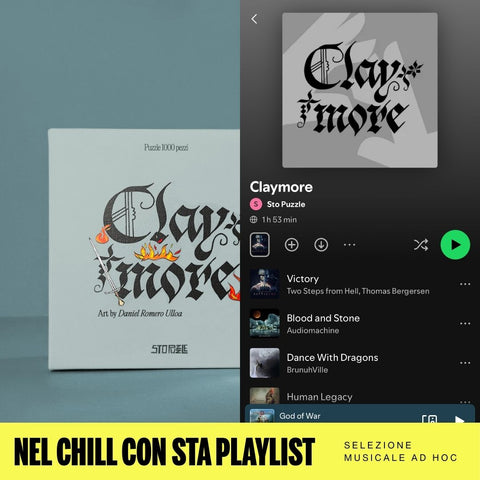 Claymore - Puzzle 1000 pezzi - Daniel Romero