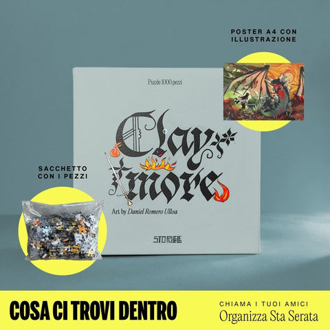 Claymore - Puzzle 1000 pezzi - Daniel Romero