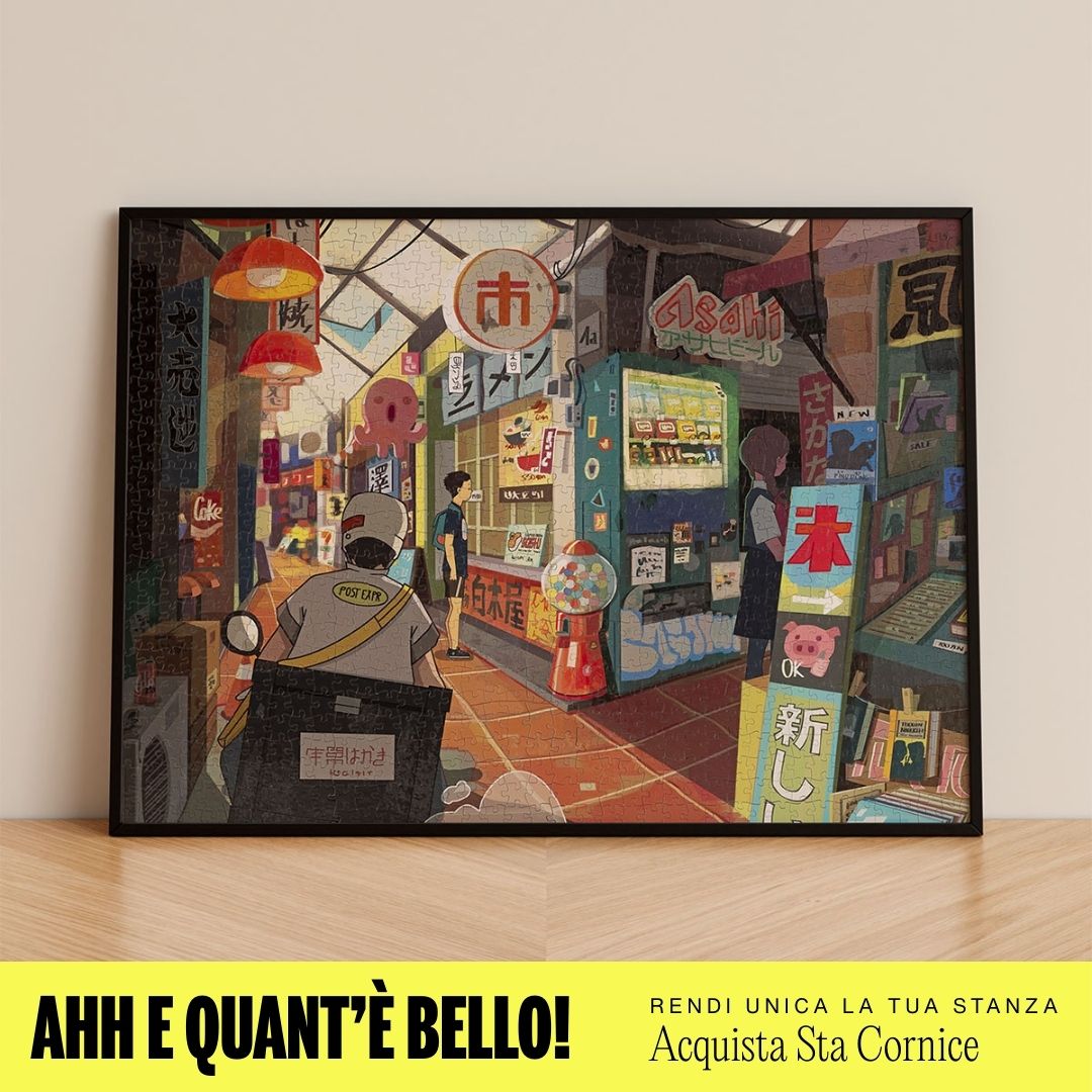 cucina di osaka puzzle incorniciato
