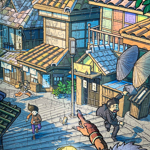 The Guardians of Kyoto - 1000-Piece Puzzle - Daniele Turturici