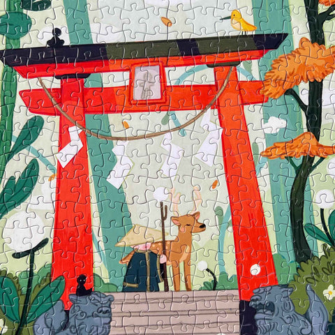 Nara Forest - 500-Piece Puzzle - Nadia Kawafi