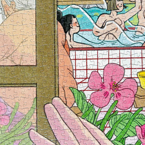 The Waters of Fuji - 1000-Piece Puzzle - Wen-Hsiu Wang