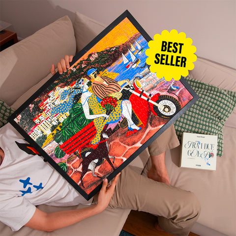 Set per iniziare: Cornice + Puzzle Best Seller Tra i Due Golfi