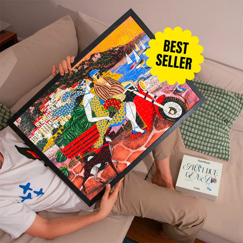 Set per iniziare: Cornice + Puzzle Best Seller Tra i Due Golfi