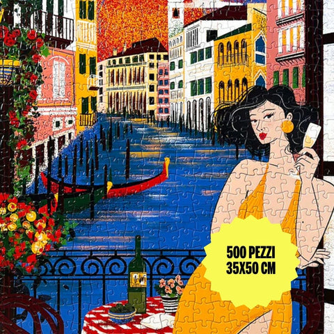incontro al canal grande dettaglio puzzle
