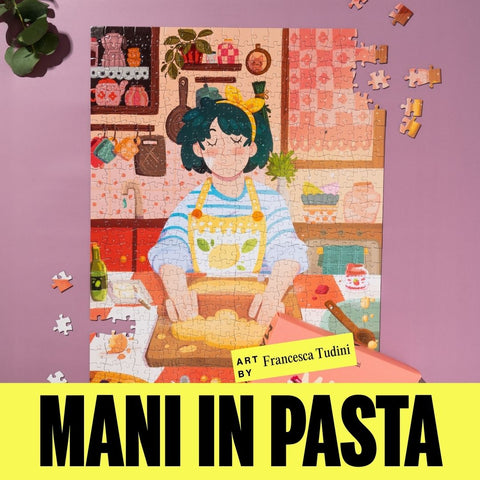 mani in pasta ambientato
