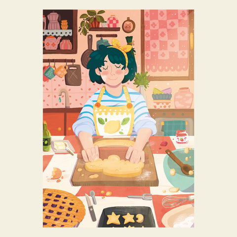 mani in pasta illustrazione puzzle