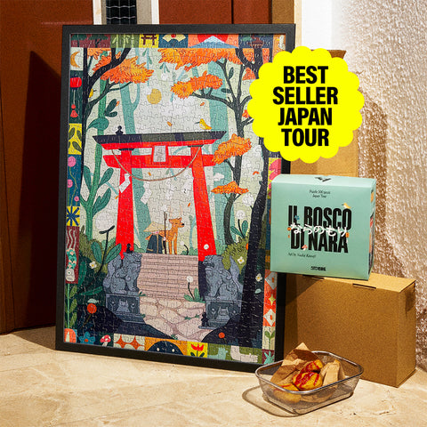 nara puzzle incorniciato