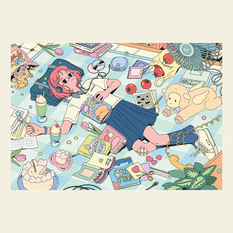 nella mia testa illustrazione puzzle