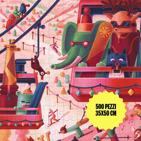 Monte Pinguino - Puzzle 500 pezzi - Mary Maka