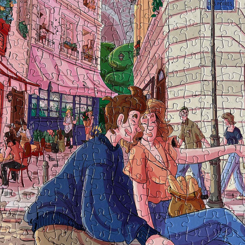 parigi dettaglio del puzzle