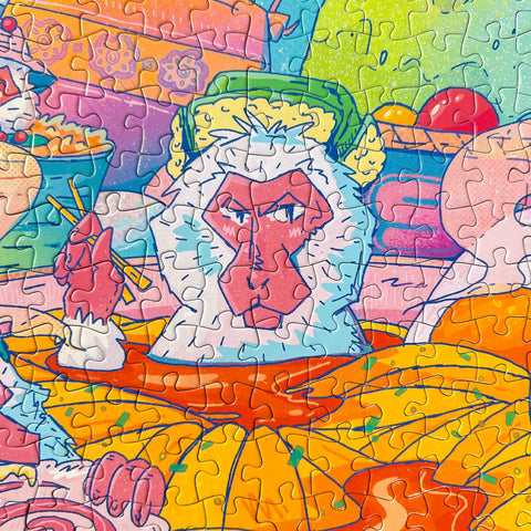 Ramen at Jigokudani - 500-Piece Puzzle - Mandy Matthews