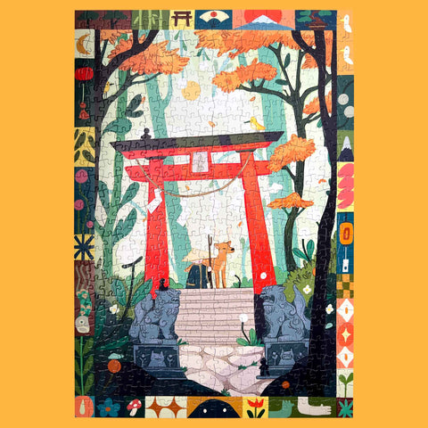 Nara Forest - 500-Piece Puzzle - Nadia Kawafi