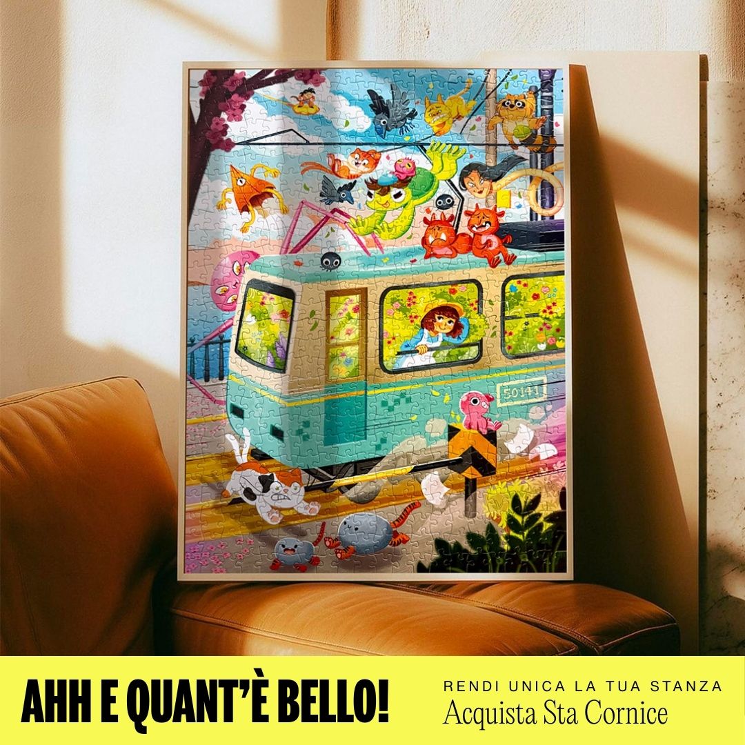 Treno Per Kamakura - Puzzle 500 pezzi - Giulia Di Cara