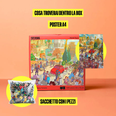 Roma - Puzzle 1000 pezzi | World Tour
