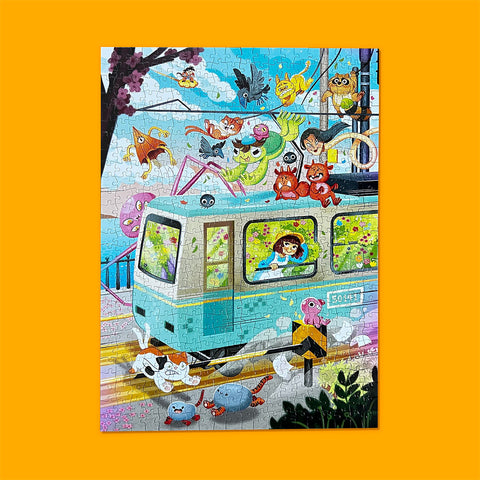 puzzle treno per kamakura