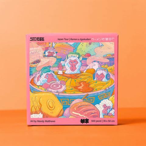 Ramen a Jigokudani - Puzzle 500 pezzi | Japan Tour