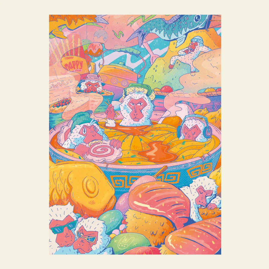 Ramen a Jigokudani - Puzzle 500 pezzi | Japan Tour