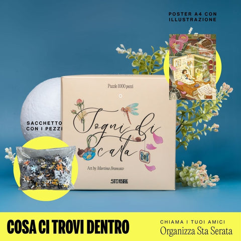 sogni di carta scatola puzzle 1000 pezzi
