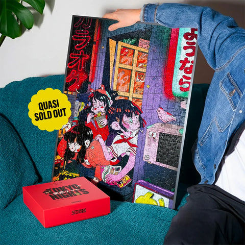Set per Iniziare: Cornice + Puzzle Best Seller Tokyo Nights