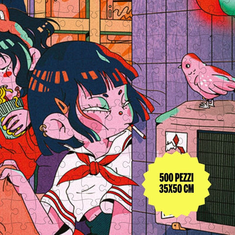 tokyo nights puzzle dettaglio