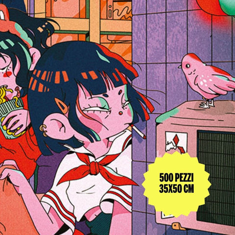 tokyo nights dettaglio puzzle