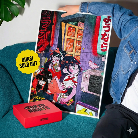 Set per Iniziare: Cornice + Puzzle Best Seller Tokyo Nights